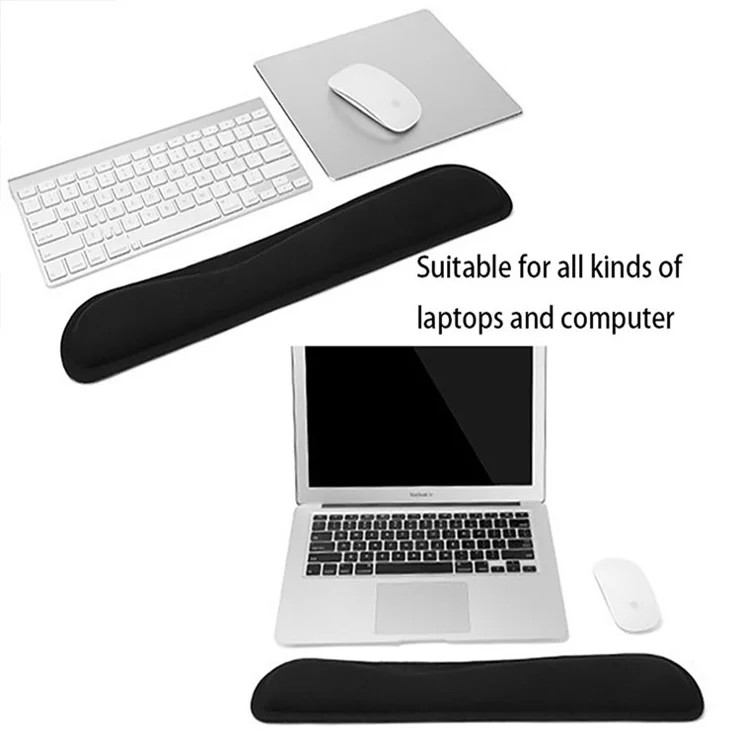Wrist Rest Mouse Pad Keyboard Wrist Support Set Memory Foam Ergonomic Non-slip Office Gaming Mouse Support