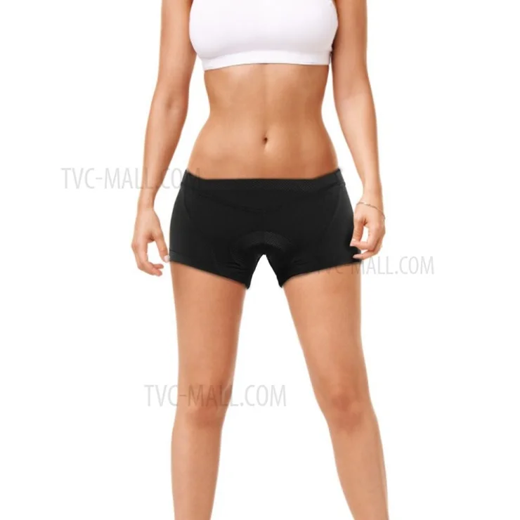 Bike Underwear 3D Gel Padded Bicycle Briefs for Women - Black/S
