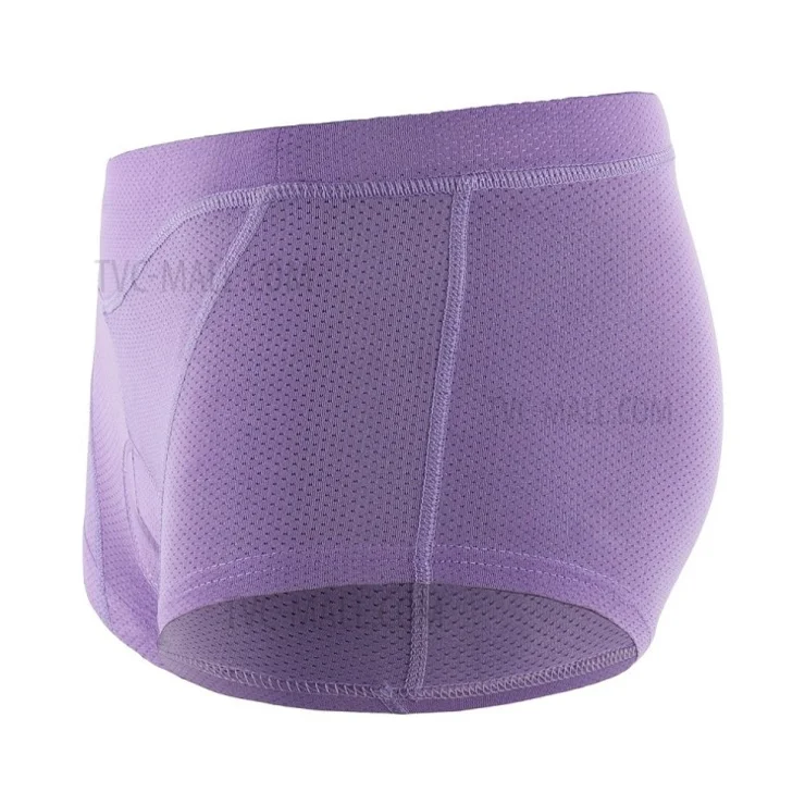 Bike Underwear 3D Gel Padded Bicycle Briefs for Women - Purple/L