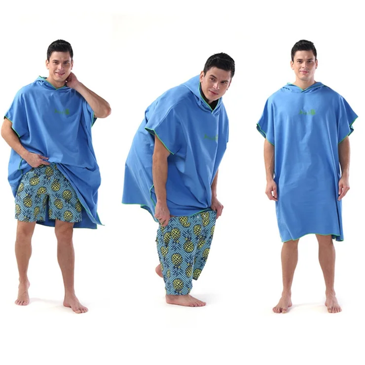 Treer Serviette Poncho Adulte Microfibre Séchage Rapide 3D Treer Serviette Poncho Adulte Microfibre Séchage Rapide 3D