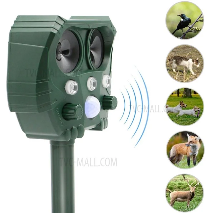 USB Outdoor Waterproof Animal Driving Device Mouse Expeller Solar Energy Repeller Frighten Animal Machine