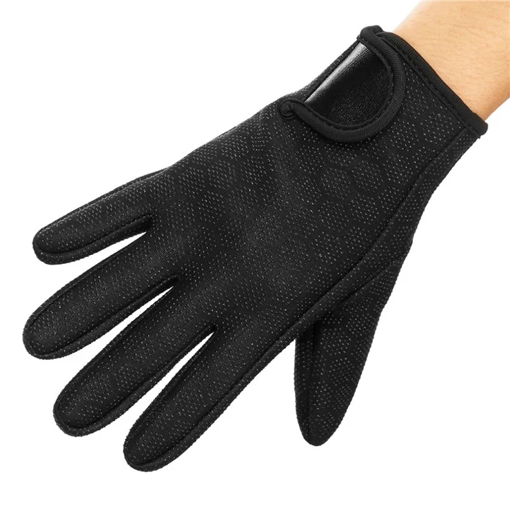 1.5mm Neoprene Diving Gloves Women Men Anti-slip Snorkeling Gloves for Swimming Surfing Sailing Kayaking - L