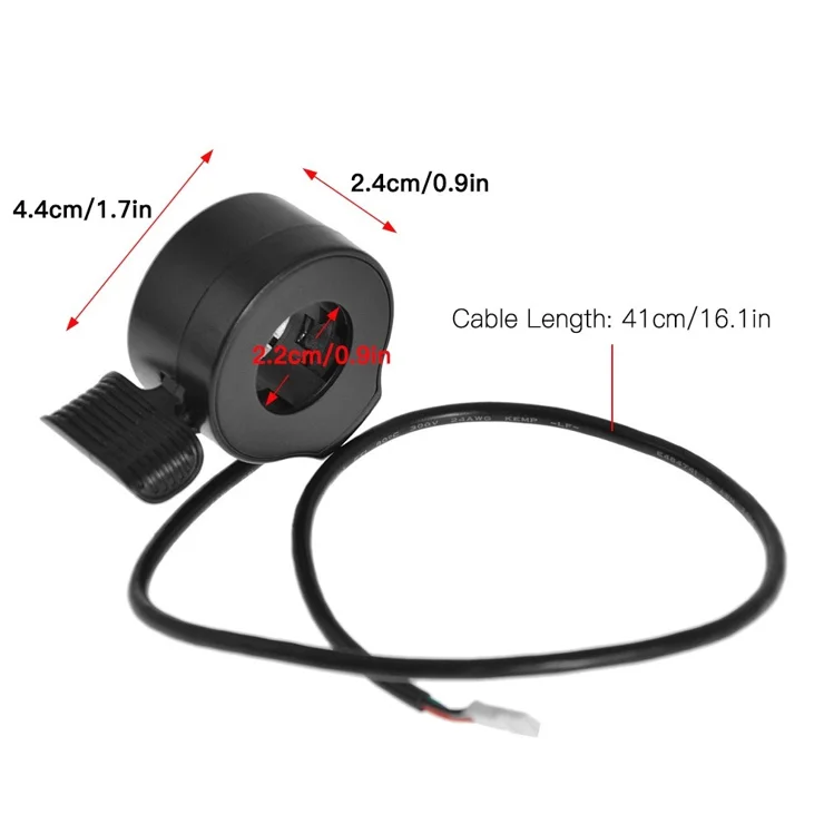 Electric Bike Thumb Throttle Durable Solid Universal E-bike