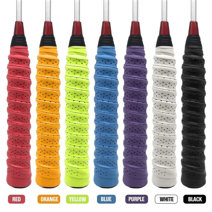 Tennis Racket Grip Tape Overgrip Anti-slip Grip Tape Absorb Sweatbands Badminton Racket - White/1Pc