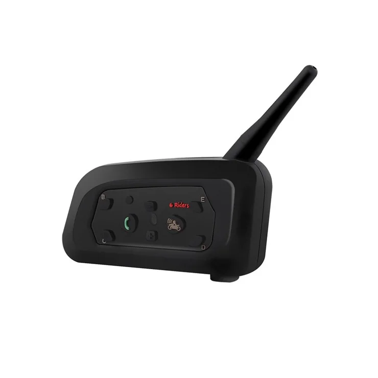 EJEAS V6PRO 2Pcs Motorcycle Intercom Bluetooth-compatible 5.0 Headset Full Duplex Riding Real-Time Helmet Communication System