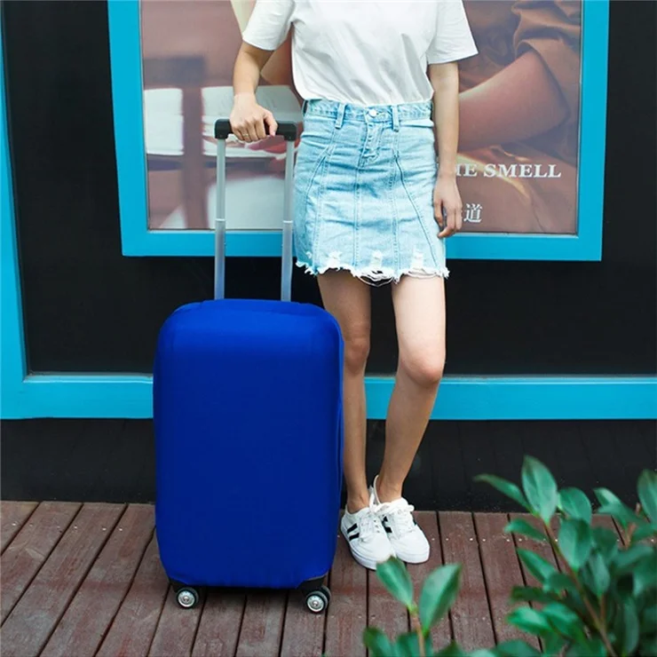 Travel Luggage Cover Washable Suitcase Protector Bag Dustproof Anti-Scratch Baggage Cover - L
