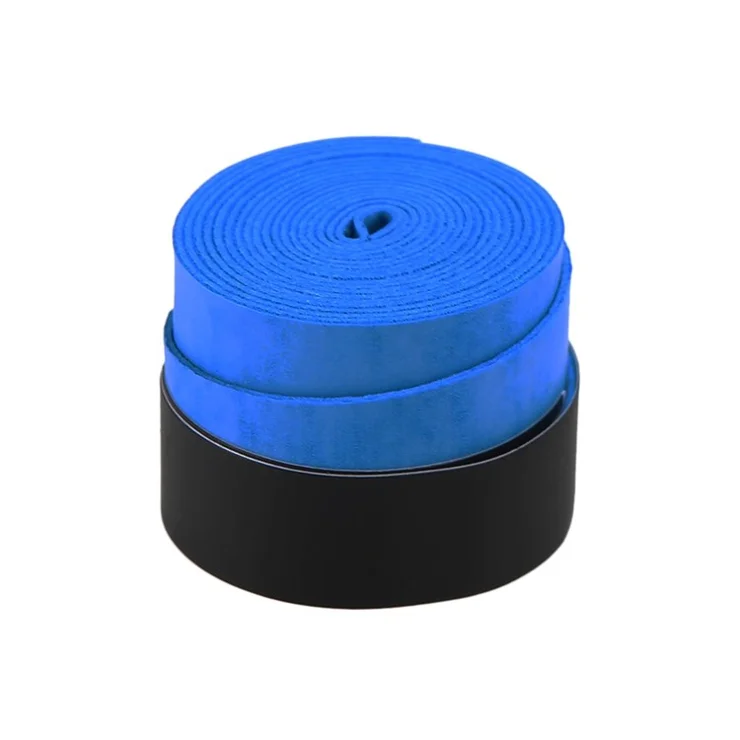 Tennis Racket Grip Tape Anti Slip Super Absorbent Tennis Overgrip Badminton Overgrip Pickleball Replacement Grip - 60Pcs / Blue