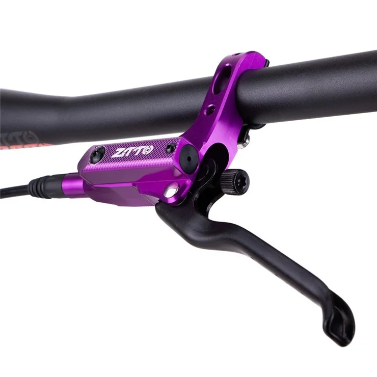 ZTTO M840 1Pair Four-Piston Oil Brake Oil Disc Road Aluminium Alloy Bike Mountain Bike Hydraulic Disc Brake - Black