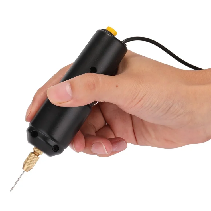 Z-U36 Mini Electric Drill USB 5V Power Handheld Drill Bits Puncher