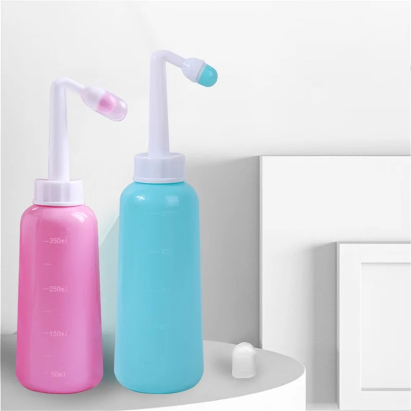 500ml Portable Travel Handheld Bidet Sprayer Personal Hygiene Cleaning Spraying Bottle - Green