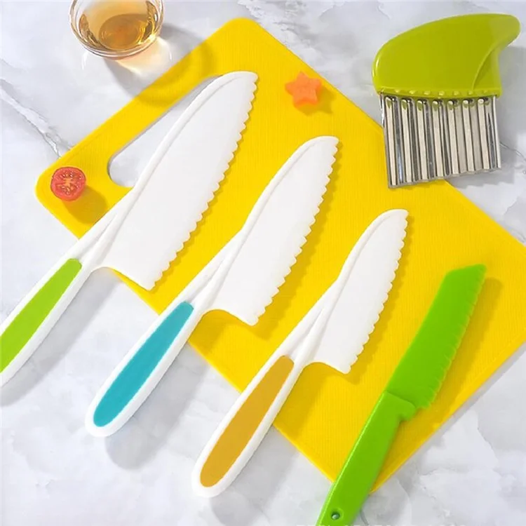 13Pcs / Set Fruit Cutter Cutting Board Children Plastic Kitchen Knife Toy Set (BPA-Free, No FDA Certification)