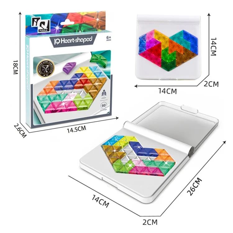 FJ929-37 Hexagon Building Blocks Sets Educational Learning DIY Puzzle for Toddlers Children Kids Gift