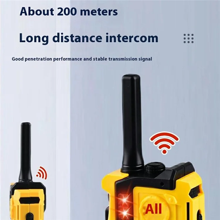 LZ079 2pcs / Set Mini Walkie Talkie Children Walkie Talkie Radio Outdoor Interphone -spielzeug