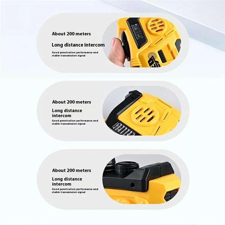 LZ079 2pcs / Set Mini Walkie Talkie Children Walkie Talkie Radio Outdoor Interphone -spielzeug