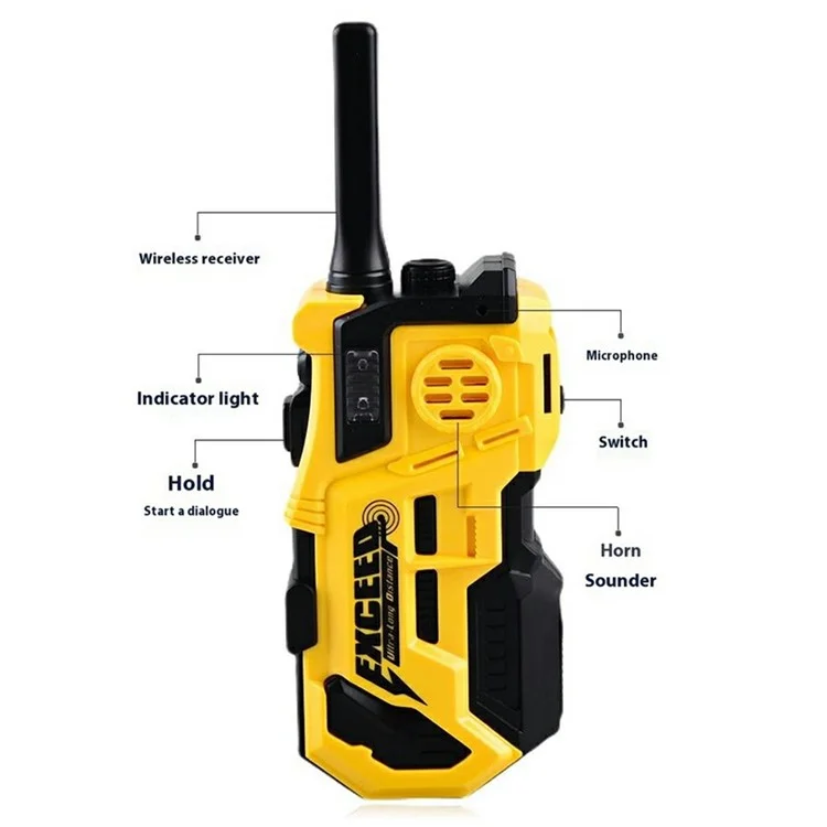 LZ079 2pcs / Set Mini Walkie Talkie Children Walkie Talkie Radio Outdoor Interphone -spielzeug