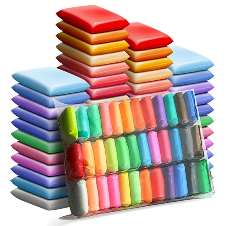 12 Farben Diy-ton-set Für Kinder Ultra-licht, Nicht Schicke Modellierung Clay