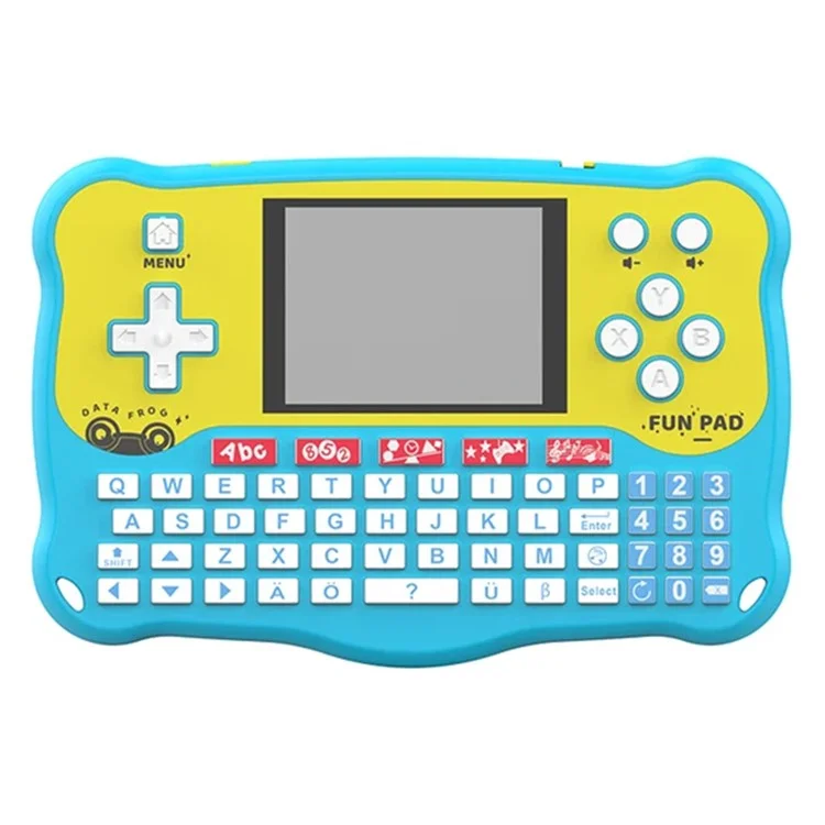 DATA FROG Baby Learning Pad with ABC Alphabet / Words / Music / Math Interactive Educational Electronic Toys - Blue