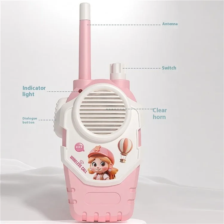 1 Pair Children Walkie Talkie Interphone Parent-Child Interactive Indoor Outdoor Play House Intercom Toy