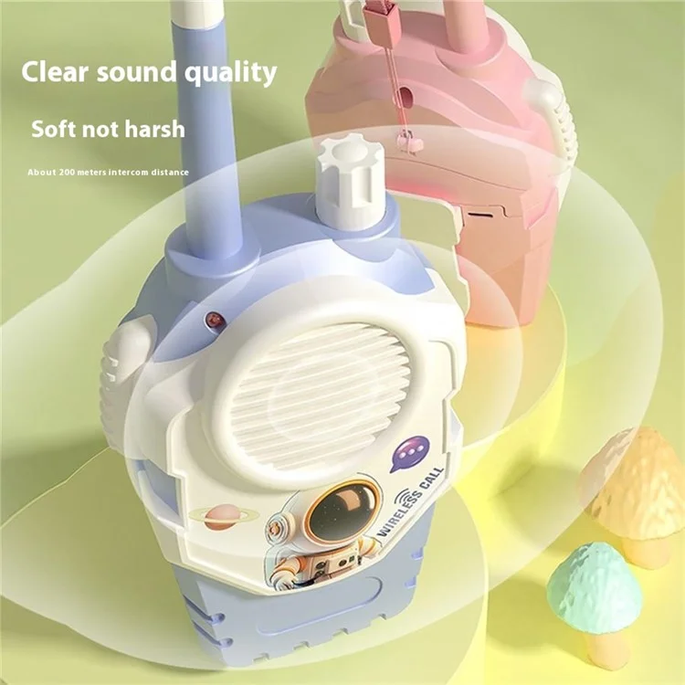 1 Pair Children Walkie Talkie Interphone Parent-Child Interactive Indoor Outdoor Play House Intercom Toy