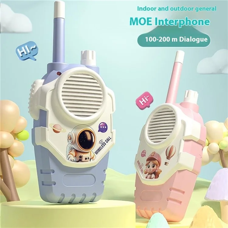 1 Pair Children Walkie Talkie Interphone Parent-Child Interactive Indoor Outdoor Play House Intercom Toy
