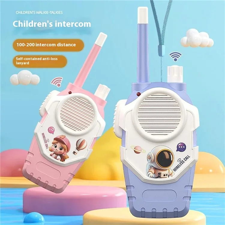 1 Pair Children Walkie Talkie Interphone Parent-Child Interactive Indoor Outdoor Play House Intercom Toy
