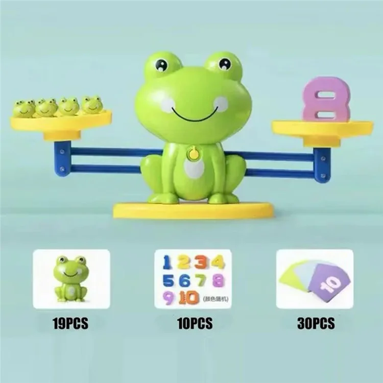 Jeu éducatif de balance à compter les grenouilles STEM pour la maternelle, jouet pour garçon et fille