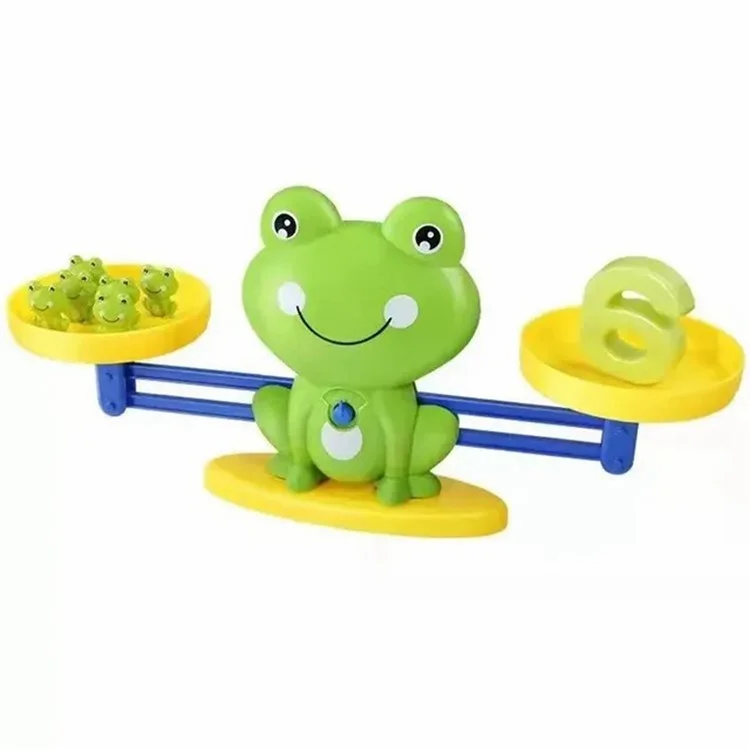 Jeu éducatif de balance à compter les grenouilles STEM pour la maternelle, jouet pour garçon et fille