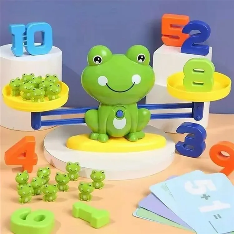 Jeu éducatif de balance à compter les grenouilles STEM pour la maternelle, jouet pour garçon et fille