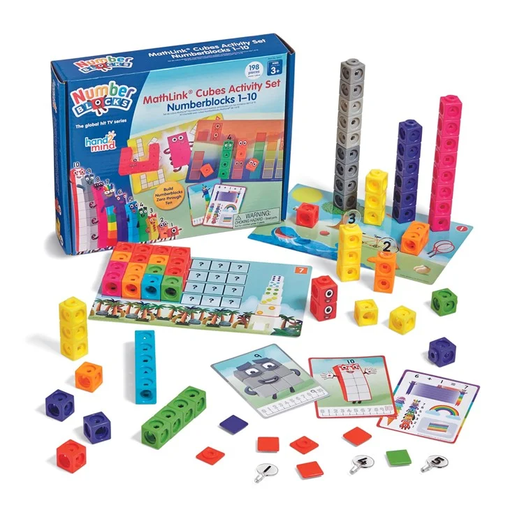 Образовательная игрушка "MATHLINK 1-10" - набор кубиков для развития навыков счета