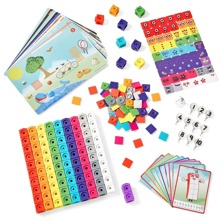 Образовательная игрушка "MATHLINK 1-10" - набор кубиков для развития навыков счета