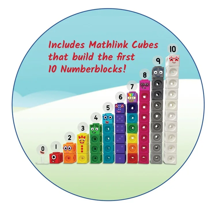 Образовательная игрушка "MATHLINK 1-10" - набор кубиков для развития навыков счета