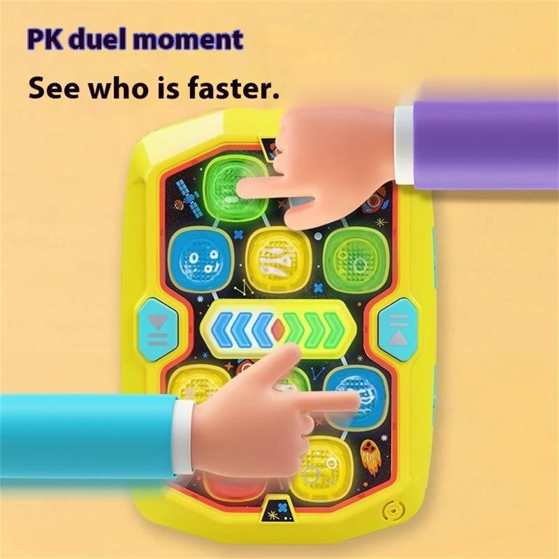 Five Star Toys 2 Player Battle Game Toy Interactive Memory Training Toy for Kids - Black
