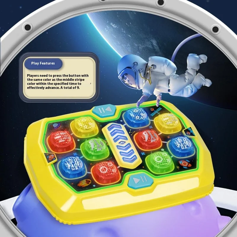 Five Star Toys 2 Player Battle Game Toy Interactive Memory Training Toy for Kids - Black