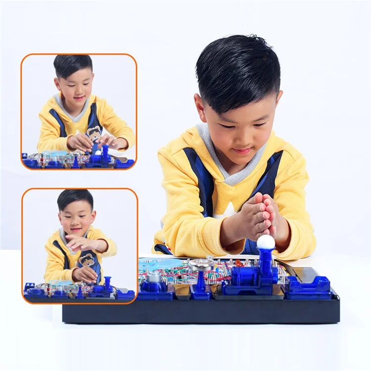 Kit di Esperimenti Scientifici STEM 100 in 1 Set Creatore di Circuiti Elettronici Educativo