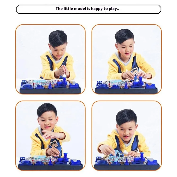 Kit di Esperimenti Scientifici STEM 100 in 1 Set Creatore di Circuiti Elettronici Educativo