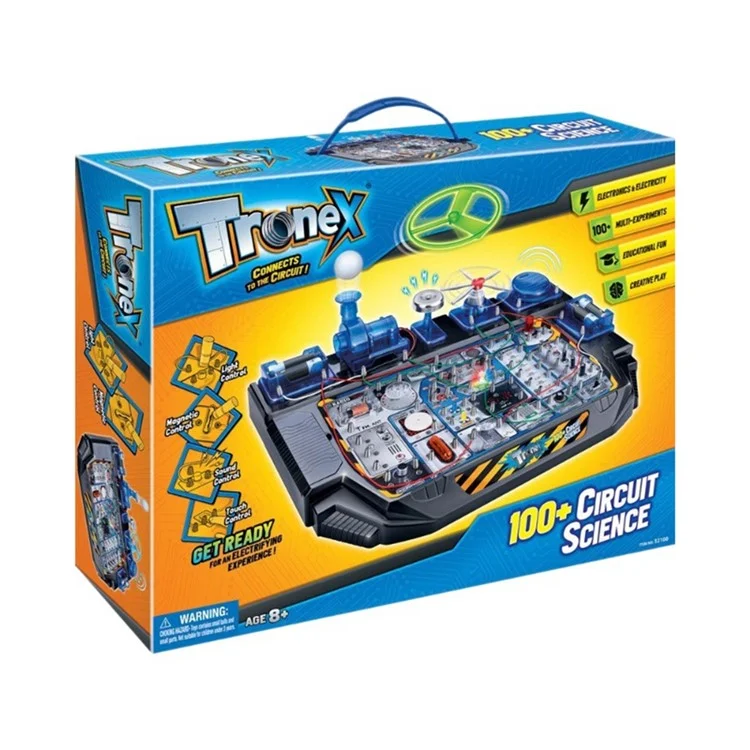 Kit di Esperimenti Scientifici STEM 100 in 1 Set Creatore di Circuiti Elettronici Educativo
