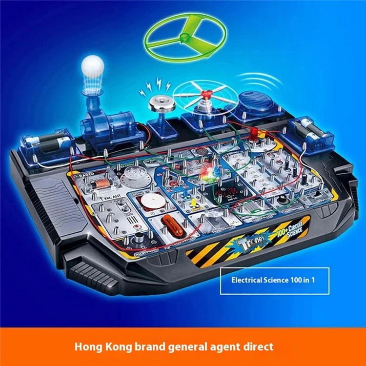 Kit di Esperimenti Scientifici STEM 100 in 1 Set Creatore di Circuiti Elettronici Educativo