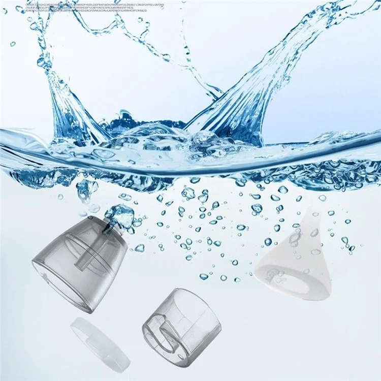 Aspirador Nasal Elétrico Removedor de Cera de Ouvido Multifuncional Sugador de Muco Limpador de Nariz para Bebês - Branco+Roxo