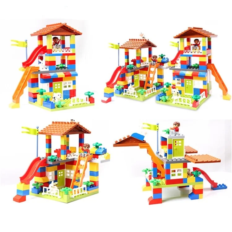 89-teiliges Bausteine-Set für Kinder – Lernspielzeug zum Zusammenbauen für Jungen und Mädchen