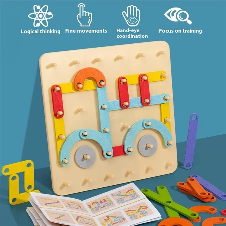 Montessori Shape Sorting Stacking Toy Educational Puzzle Blocks for Toddlers Early Learning ( CPC Certified )