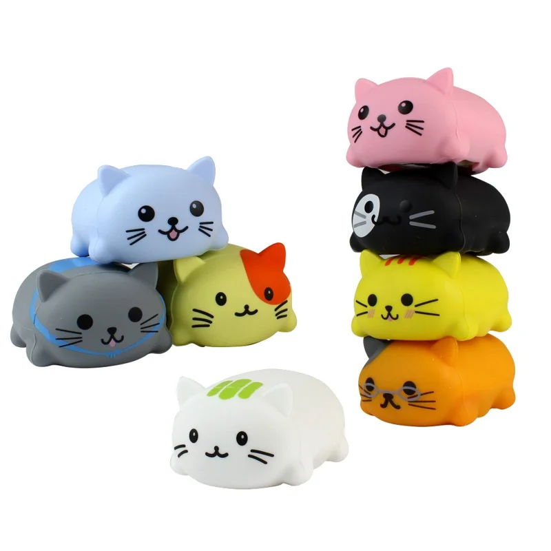 3589 8Pcs / Set Musical Scale Singing Cartoon Cats Early Education Toy for Children (CE / CPC / EN71 / UKCA / 8P / EMC / ROHS Certified)