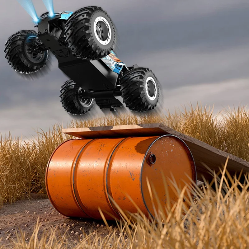 YT6632 High Speed RC Car Toy Long Battery Life Headlights Drift Stunt Off-Road Vehicle - Green