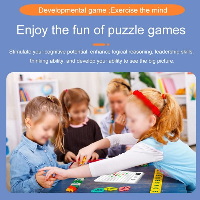 w100 Set da gioco elettronico 9 in 1 Scacchi intelligente Multigioco per Bambini e Famiglia