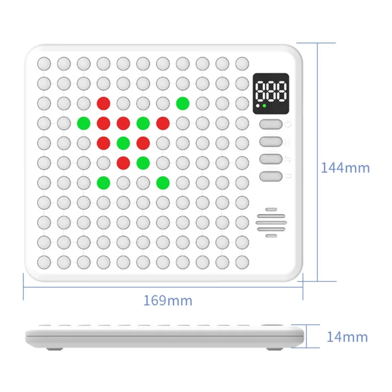 w100 Set da gioco elettronico 9 in 1 Scacchi intelligente Multigioco per Bambini e Famiglia