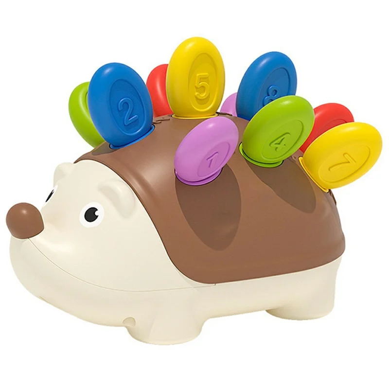3D Cute Cartoon Hedgehog Puzzle for Toddlers Fine Motor Skills Training Educational Toy