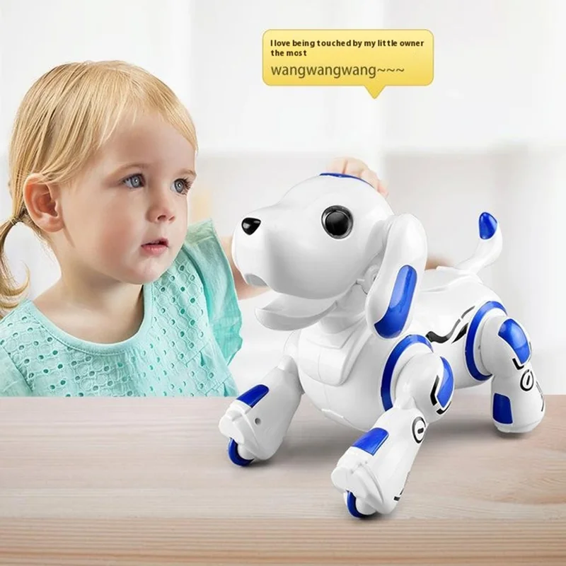 Intelligent Remote Control Robot Dog Rechargeable Interactive Pet Toy Programmable Walking Dancing Dog