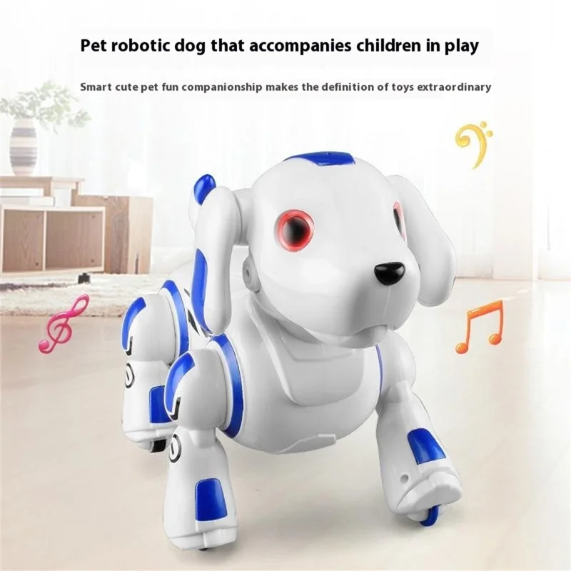 Intelligent Remote Control Robot Dog Rechargeable Interactive Pet Toy Programmable Walking Dancing Dog