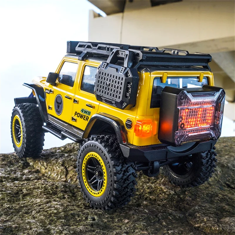ZLL SG206MAX Brushless Motor 1:20 RC Climbing Car 4WD High Speed Vehicle with LED Light, Single Battery - Yellow