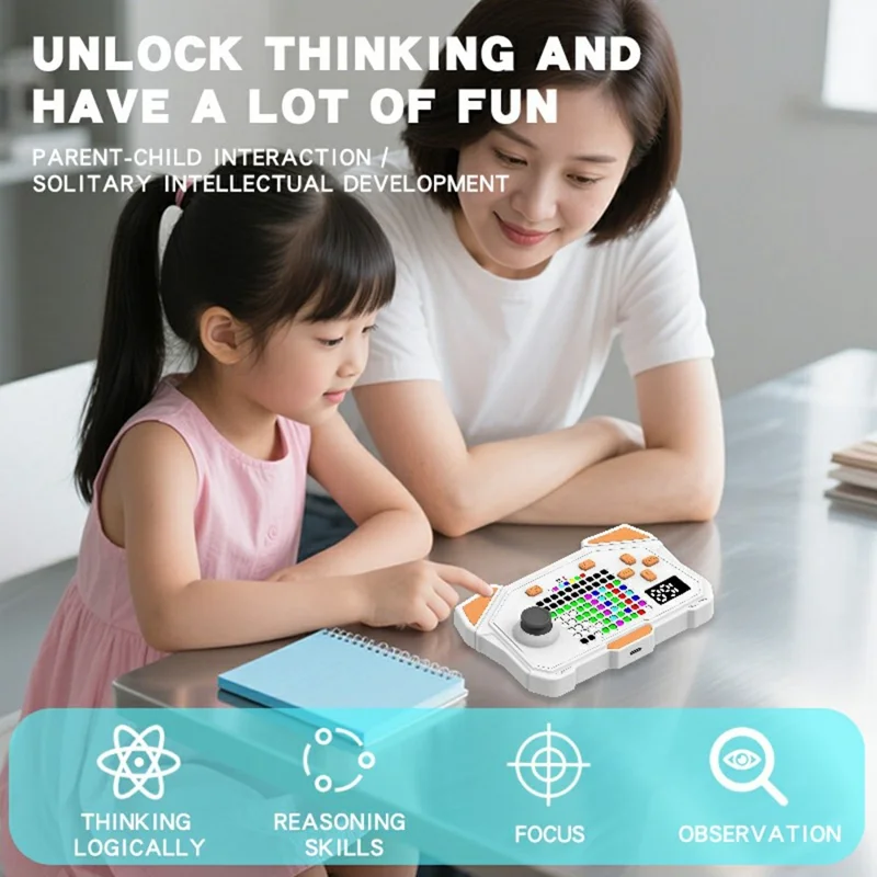 S400 Juguete Educativo Multifuncional de 7 en 1 con Lógica Inteligente para Niños Desarrollo de Habilidades de Razonamiento y Decodificación