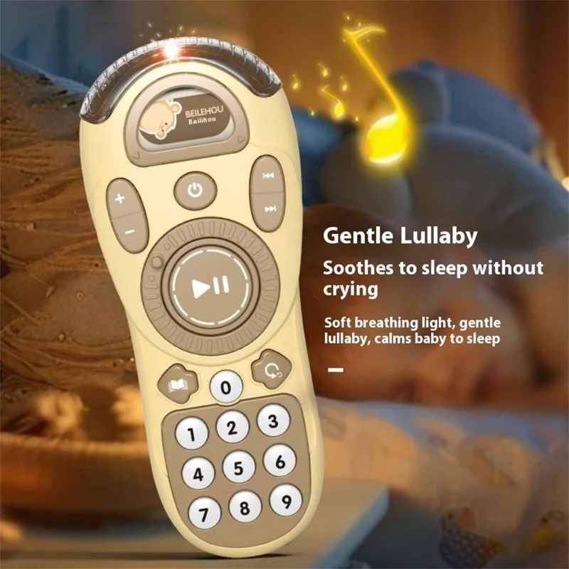 JSL610 Children Remote Toy with Lights Music Simulation Phone Early Educational Toy - Pink